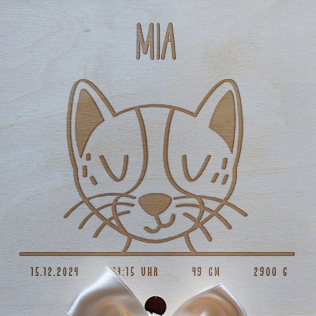 Erinnerungskiste zur Geburt - mit niedlichen Tiermotiven - Personalisierbar